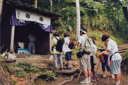 七面山登拝２