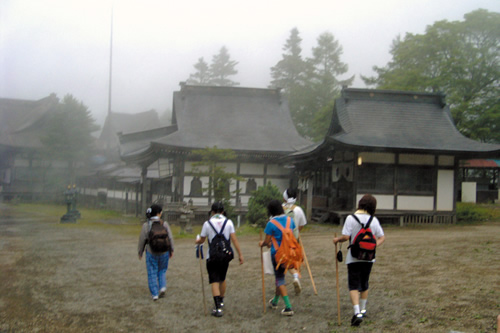 七面山登拝